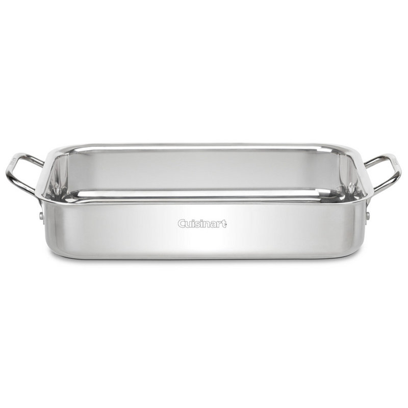 Cuisinart 13.5 in. Stainless Steel Roasting Pan & Reviews